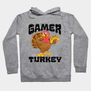 Turkey GAMER Funny Thanksgiving Hoodie